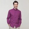 long sleeve solid color waiter shirt restaurant uniform