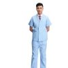2015 short sleeve summer man nurse doctor drugstore JY-13 discount Color men short sleeve light blue (coat +pant)