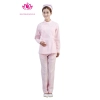 long sleeve right opening nurse ICU hospital uniform coat and pant Color women pink suits