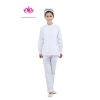 long sleeve right opening nurse ICU hospital uniform coat and pant