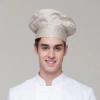 high quality fashion design toque chef hat Color beige chef hat