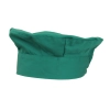 high quality fashion design toque chef hat Color green chef hat