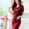 fashion grace formal stripes office work  dress