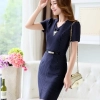 fashion grace formal stripes office work  dress