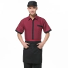 Classic Korea fashion high quality hotel workplace men women shirt uniform