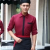 Classic Korea fashion high quality hotel workplace men women shirt uniform