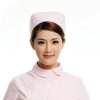 2015 fashion high quality nurse hat cap,multi designs Color pink