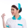 2015 fashion high quality nurse hat cap,multi designs Color turquoise + white