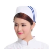 2015 fashion high quality nurse hat cap,multi designs Color white ( two slash )