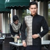 wedding formal style service staff blouse blazer uniform for waiter