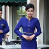 golden hem high quality wineshop hotel uniform workwear