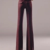 upgrade fashion wool comfortable women flared pant trouser