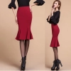 fashion new Korea grace formal knitted slim fish tail skirt