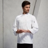 upgrade dinner restaurant kitchen chef coat chef staff uniforms Color unisex white chef blouse