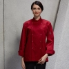 upgrade dinner restaurant kitchen chef coat chef staff uniforms Color unisex wine chef blouse