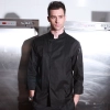 Nobal Pleated front design cook workswear chef coat jacket