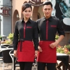 Classic Korea fashion high quality hotel workplace men women shirt uniform