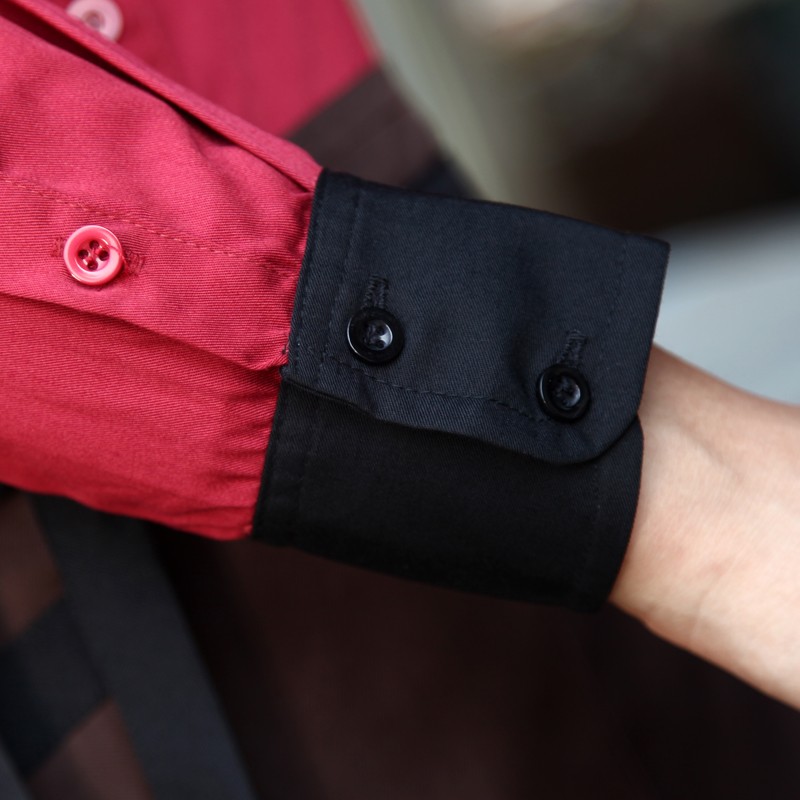 high quality long sleeve shirt uniform for waiter waitress