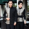 wedding formal style service staff blouse blazer uniform for waiter