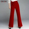 autumn winter high waist women flare pant