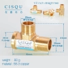high quality 38-5 copper pipe fittings straight tee  y style tee Color color 15