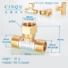 high quality 38-5 copper pipe fittings straight tee  y style tee Color color 17