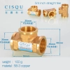 high quality 38-5 copper pipe fittings straight tee  y style tee Color color 21
