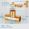 58-3 copper pipe fittings straight tee  true “Y” tee Color color 23
