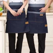 unisex denim pocket housekeeping  apron