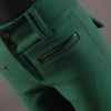 new woolen warm winter women's wide leg trousers flare pant