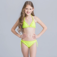 Wheat hem fashion teen girl bikini