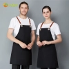 fashion patchwork halter long design housekeeping chef apron waiter apron