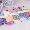 great quality snow pattern bulky knitted women socks