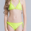 fashion wrapped chest teen girl  swimwear two piece set Color 5