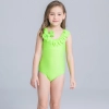 stripes two piece  young girl bikini swimwear set