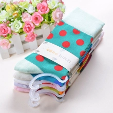 cute dot print thick cotton young fashion women socks