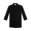popular reefer collar unisex chef coat for work chef uniforms Color unisex black coat