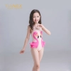cute swan fashion Russia girl bikini swimwear wholesale Color Pink