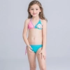 cartoon fish print two piece girl bikini swimwear