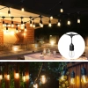 solar energy Led lamb string warm white lamps waterproof 15+1(backup) lamps