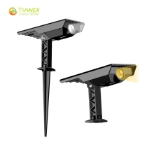 wall mounted/insert ground solar panel led spot lamp