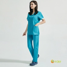 2022 Europe surgical medical care beauty salon workwear nurse scrubs suits jacket pant
