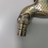 old style Europe Spain hot sale fish design alloy metal basin tap washing machine adater faucet