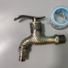 old style Europe Spain hot sale fish design alloy metal basin tap washing machine adater faucet