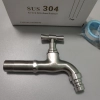 mid-length stainless steel freeze-proofing outdoor faucet