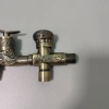 multiple purpose vintage old style dragon pattern 1 in 2 out household faucet