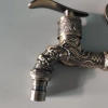 Europe Spain hot sale dragon design alloy metal sink tap washing machine adater faucet