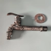 lengthen Europe golden glossy dragon pattern alloy metal garden tap washing machine adapter faucet