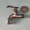 Chinese  alloy metal sink tap distress solid color washing machine adapter faucet