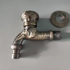 Distress S handle elephant design alloy metal sink tap washing machine connetor faucet Color round handle